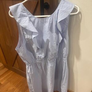 NWT Chambray J Crew sleeveless fully lined dress size 16